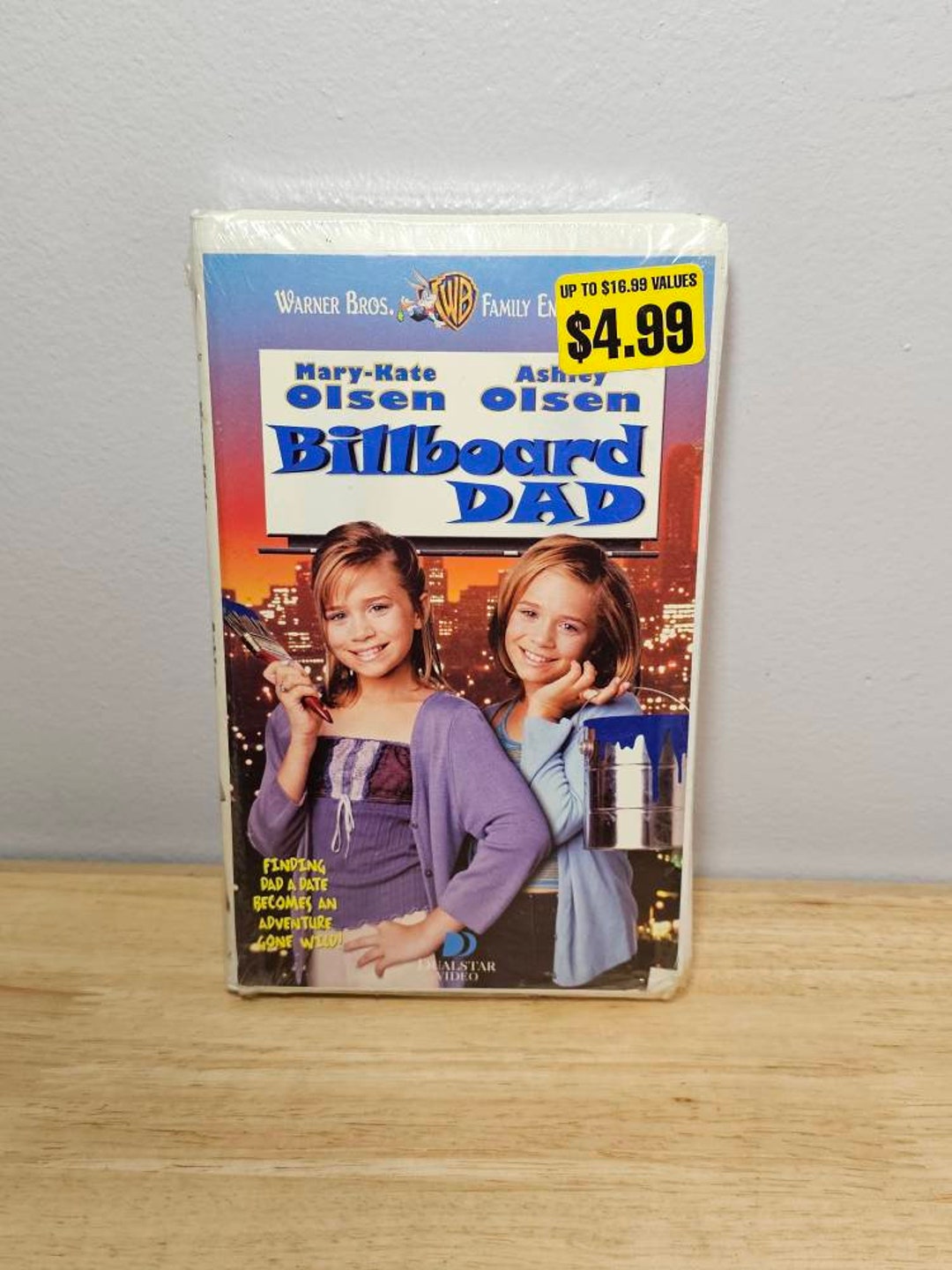 1998 Warner Bros Mary Kate & Ashley Olsen Billboard Dad VHS Tape Factory Sealed - Etsy