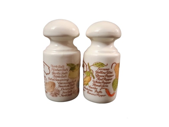Vintage 1980 Avon Salt & Pepper Shakers - Etsy