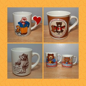 Vintage Bear Coffee Mugs