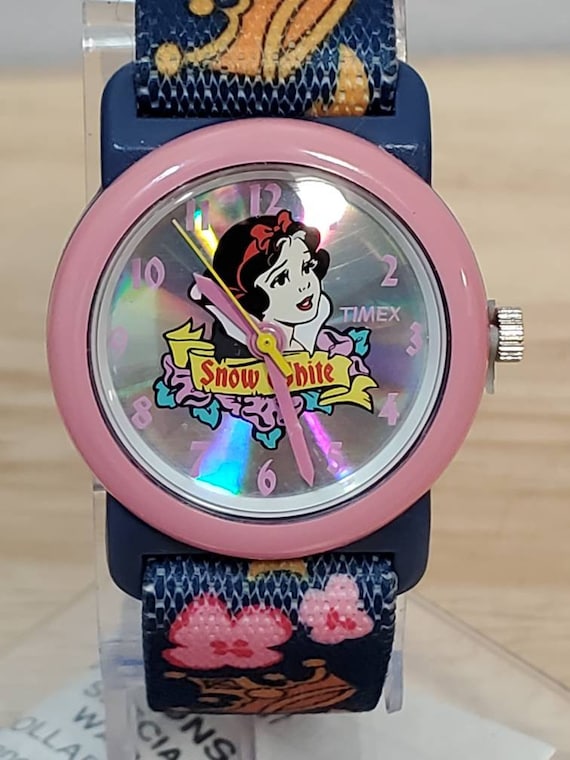 Vintage 90's Timex Disney Snow White Wrist Watch Gem