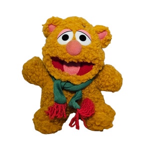 Vintage 1987 McDonald&#39;s Exclusive Jim Henson Muppets Baby Fozzie Bear 7&quot; Plush Stuffed Animal