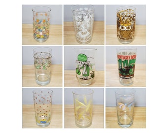 Vintage Drinking Glass Tumbler Glassware Replacements