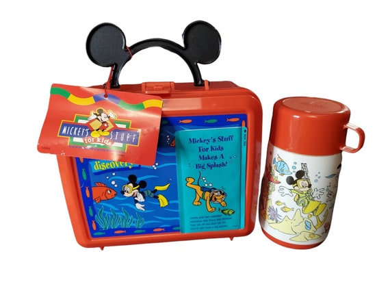 Vintage Mickey's Deep Sea Discovery Lunchbox & Th… - image 1
