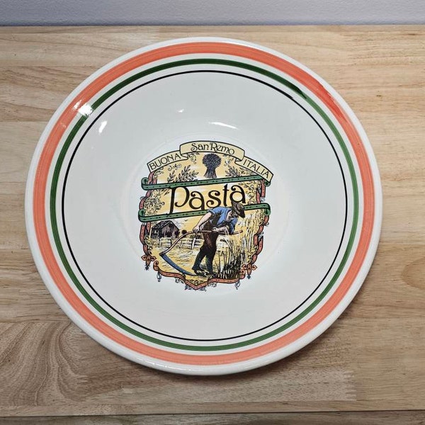 Pasta Serving Dish Vintage Etsy