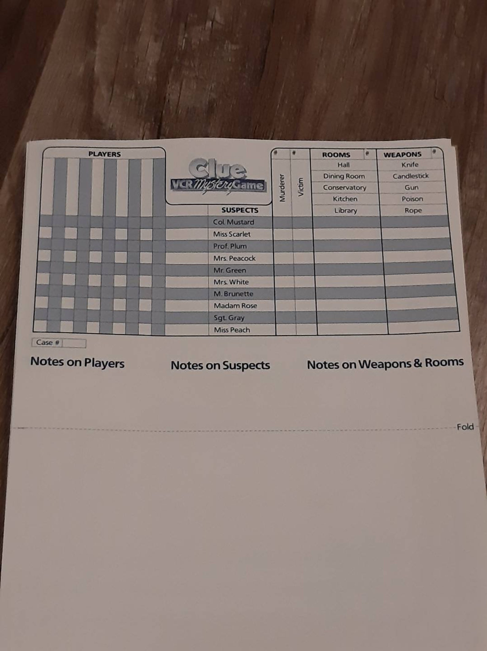 Vintage Clue VCR Mystery Game Etsy