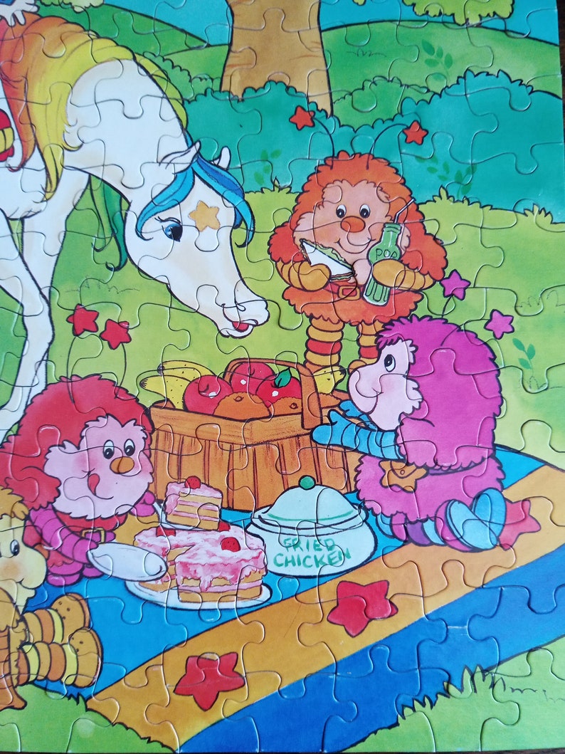 1983 Golden Rainbow Brite Jigsaw Puzzle