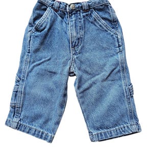 Vintage Cherokee Jeans Baby 6/9mo Denim Blue Jeans