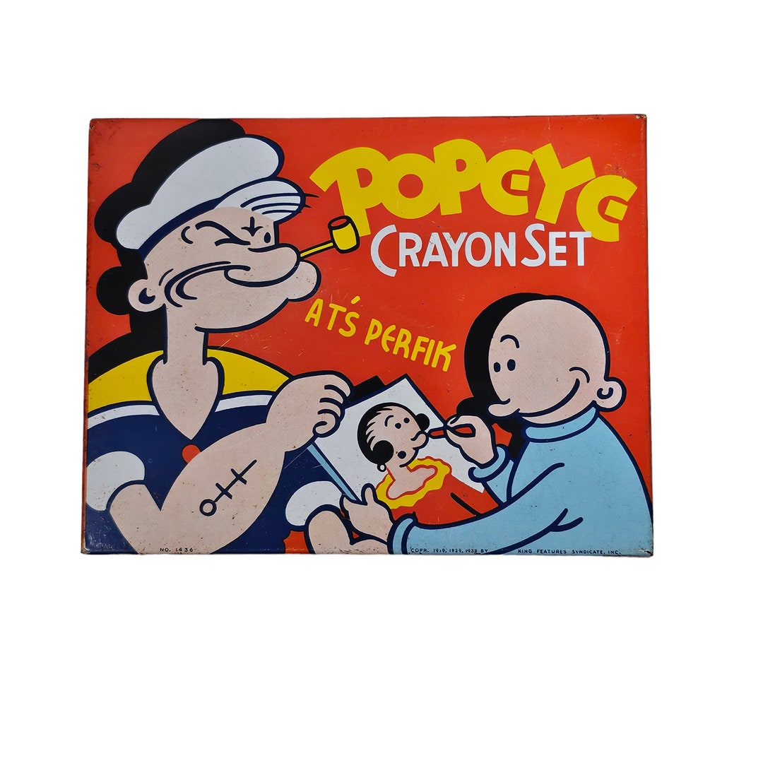 Vintage 1933 Popeye the Sailor Man & Olive Oyl 