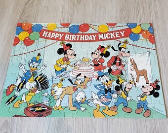 Walt Disney Mickey Mouse パズル ディズニー　ビンテージ Vintage Mickey Mouse Jigsaw Puzzle, Whitman 160 Piece Mickey