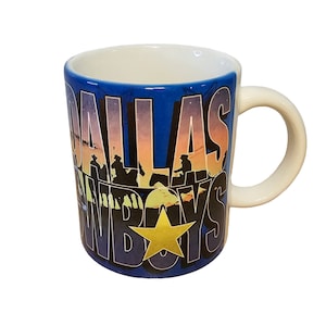 Vintage 1995 NFL Dallas Cowboys Ceramic Coffee Mug
