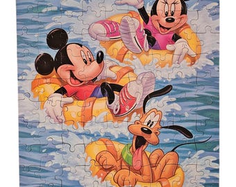 Vintage Puzzle, Walt Disney, Mickey Mouse, Gardening - Etsy