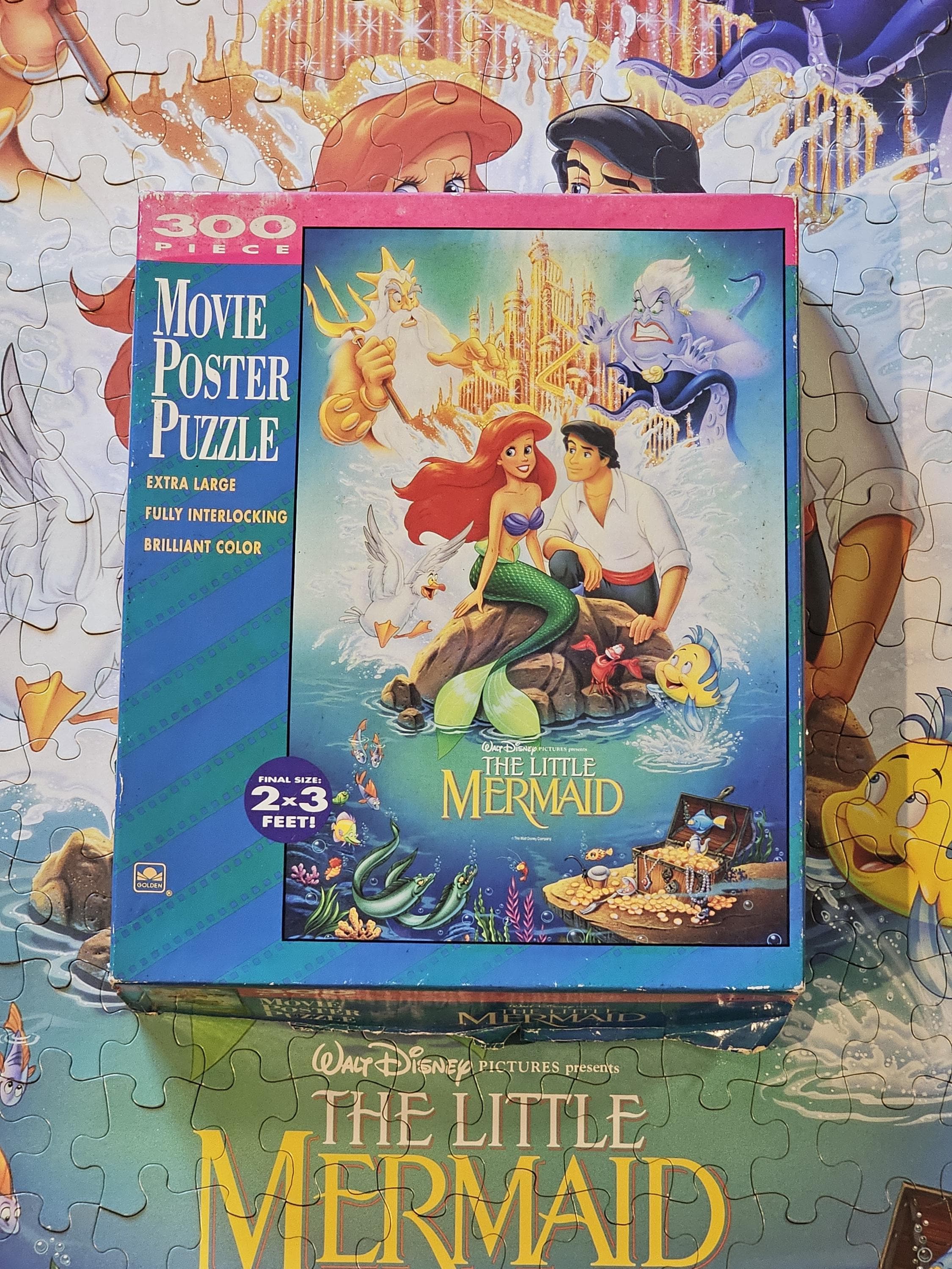 Disney the Little Mermaid 2' X 3' Movie Poster Banned Cover 300