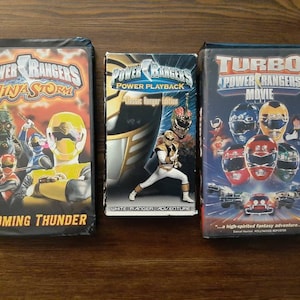 Vintage 90&#39;s Saban Mighty Morphin Power Rangers VHS Tapes