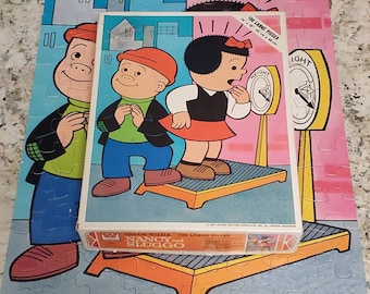 Vintage Whitman 1975 Nancy And Sluggo 100 Piece Jigsaw Puzzle