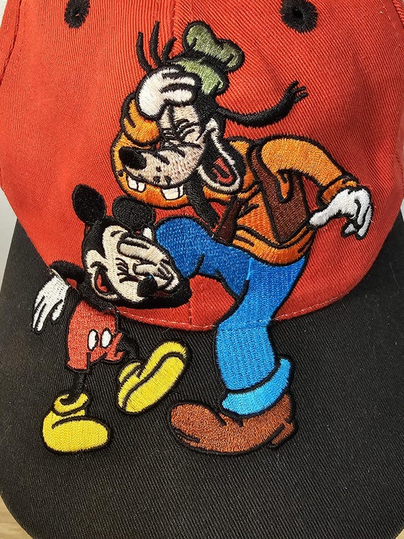 帽子 90s GORFYS HAT CO. Mickey Mouse CAP vintage 90s Mickey Mouse hat snapback RARE goofy's hat co