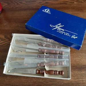 Vintage Le Vogue Steak Knives Set of 6 New In Box