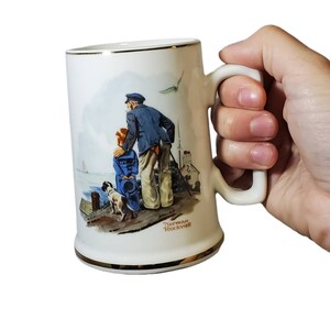 Vintage 1985 Norman Rockwell Mug