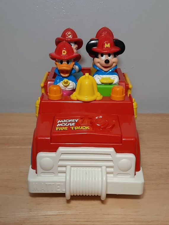 1989 Disney Mickey Camión de Bomberos - Etsy