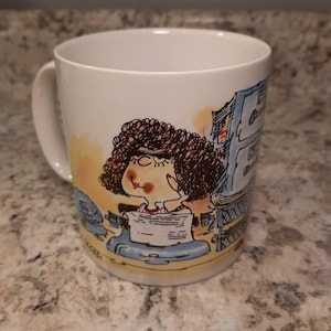 Vintage 80s Russ Berrie Secretary Coffee Mug