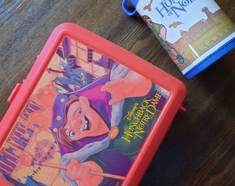 Vintage Disney Hunchback Of Notre Dame Lunchbox and Thermos