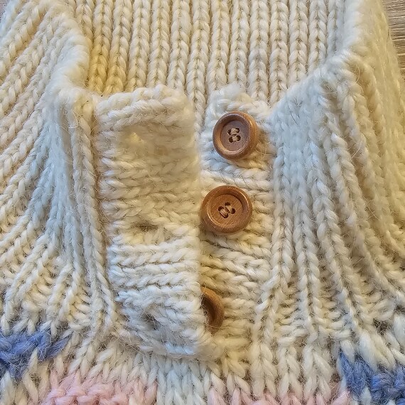 Vintage Windcrest Wool Handknit Small Sweater - image 3