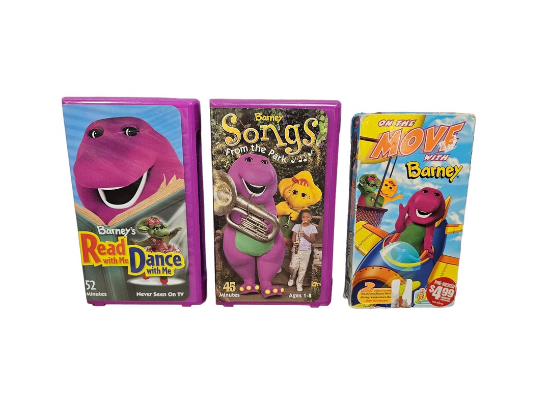 Barney VHS Tapes Etsy
