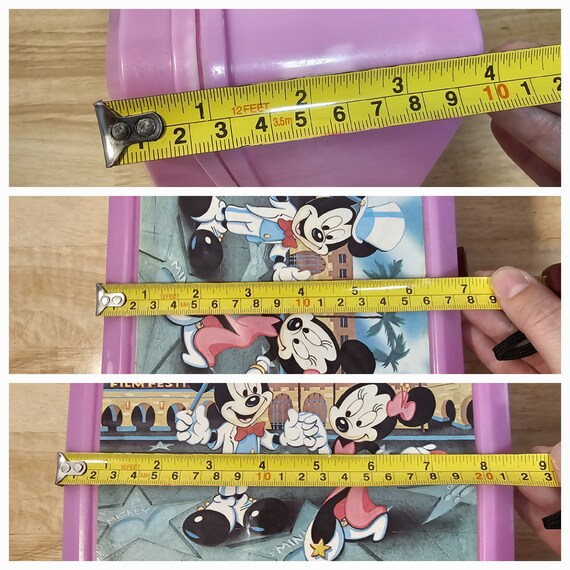 Vintage 80's Disney Mickey & Minnie Film Festival Aladdin Lunchbox