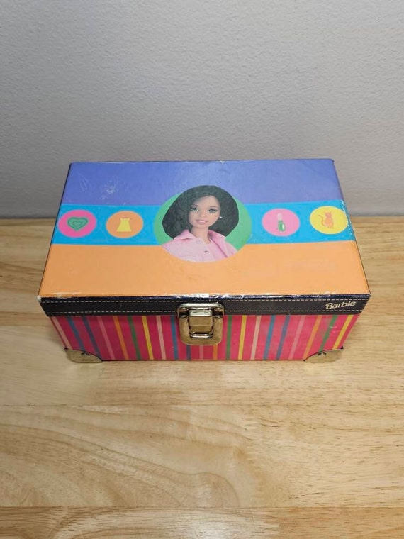 Vintage 1998 Barbie Tri-Coastal Design Jewelry Box