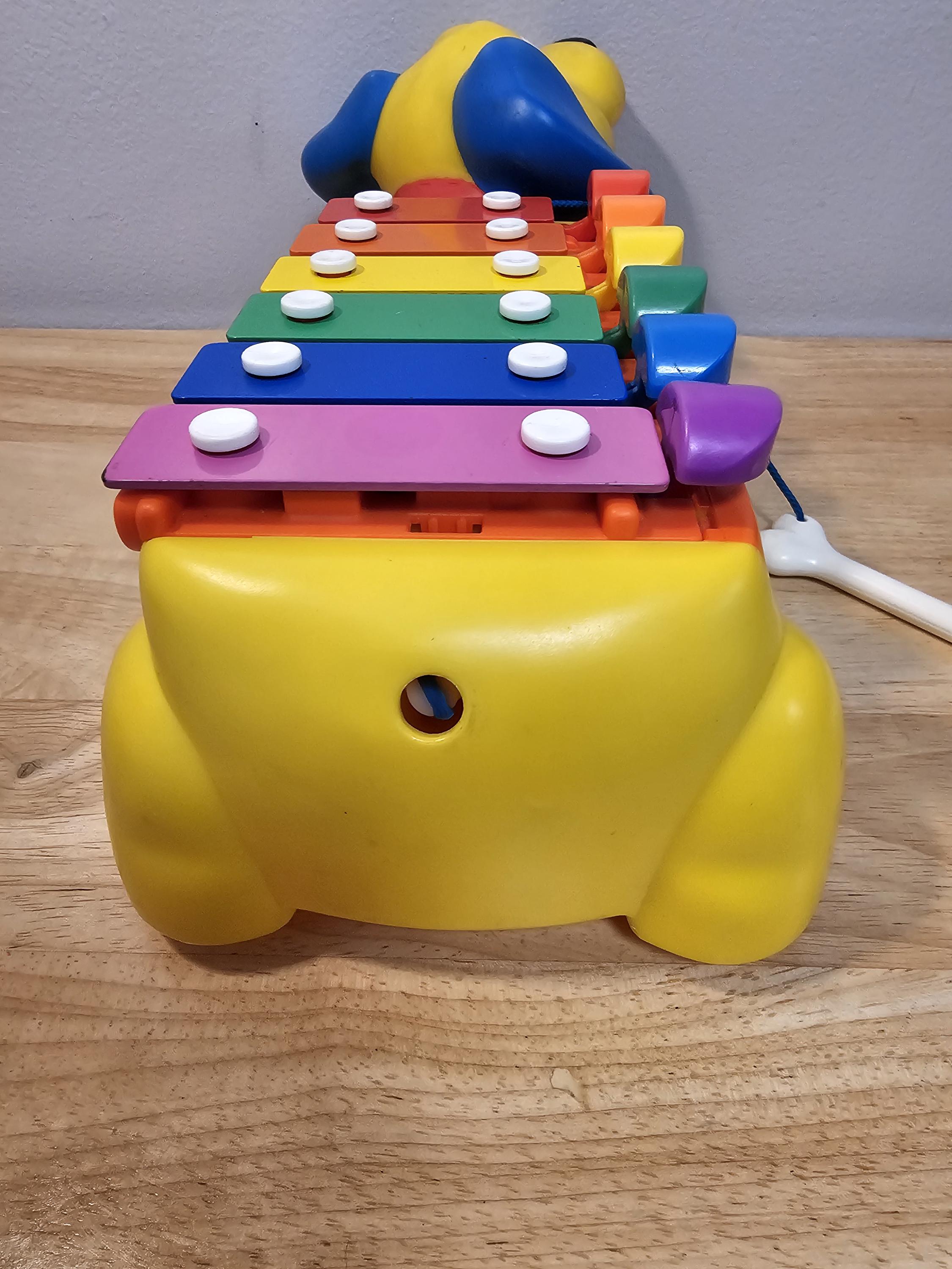 Vintage 2002 Fisher Price Toddlerz Toddlin' Tunes Puppy Xylophone