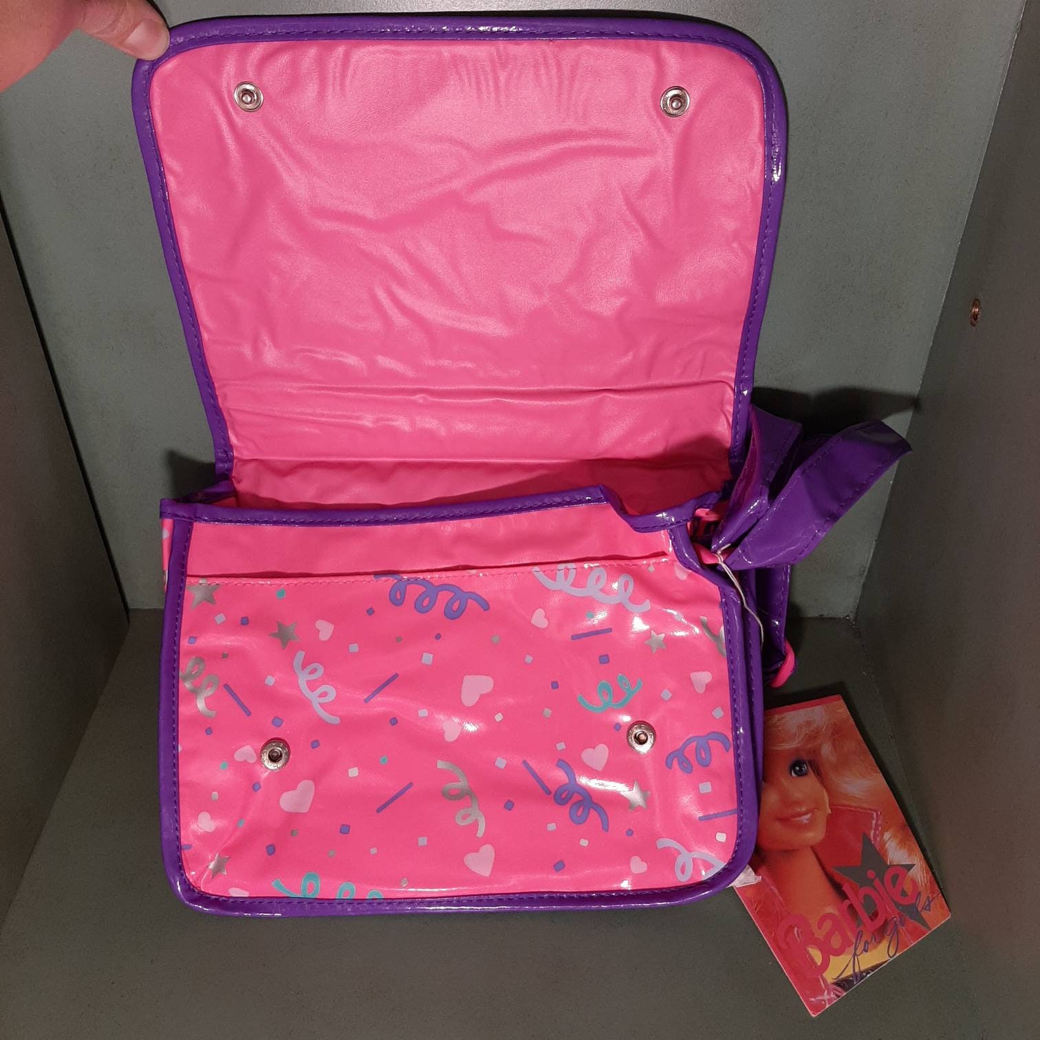 Vintage Barbie Confetti Print Rectangular Handbag | Etsy