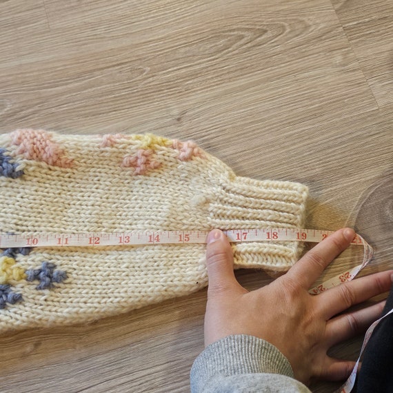 Vintage Windcrest Wool Handknit Small Sweater - image 10