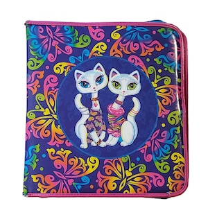 リサフランク♡cute♡バインダー♡ケースファイル Lisa Frank Zipper Binder - Etsy