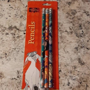 Vintage Disney&#39;s The Hunchback Of Notre Dame Pencils New In Package