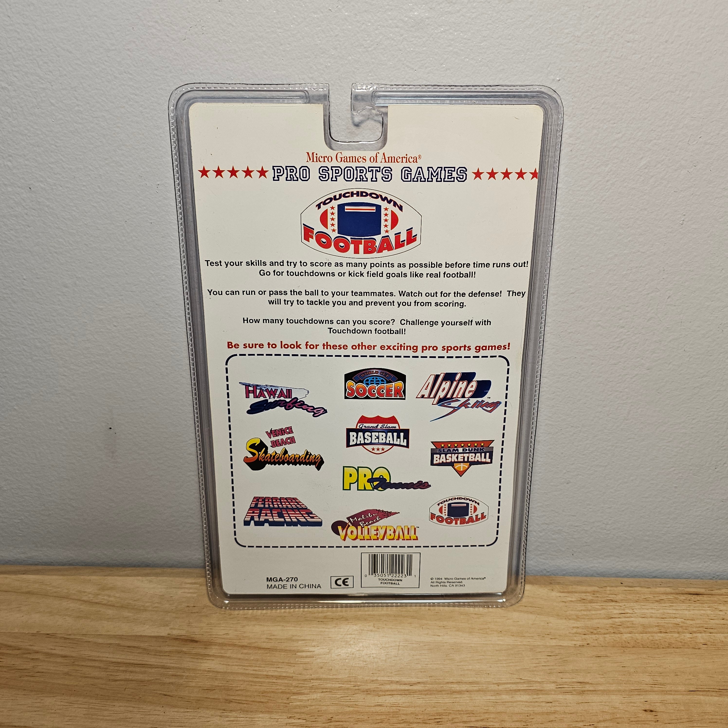 Vintage 1994 Touchdown Football Electronic Handheld Video Game New in ...