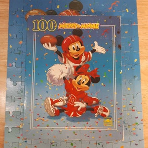 Vintage Puzzle, Walt Disney, Mickey Mouse, Gardening - Etsy