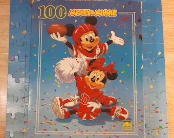 Vintage Puzzle, Walt Disney, Mickey Mouse, Gardening - Etsy