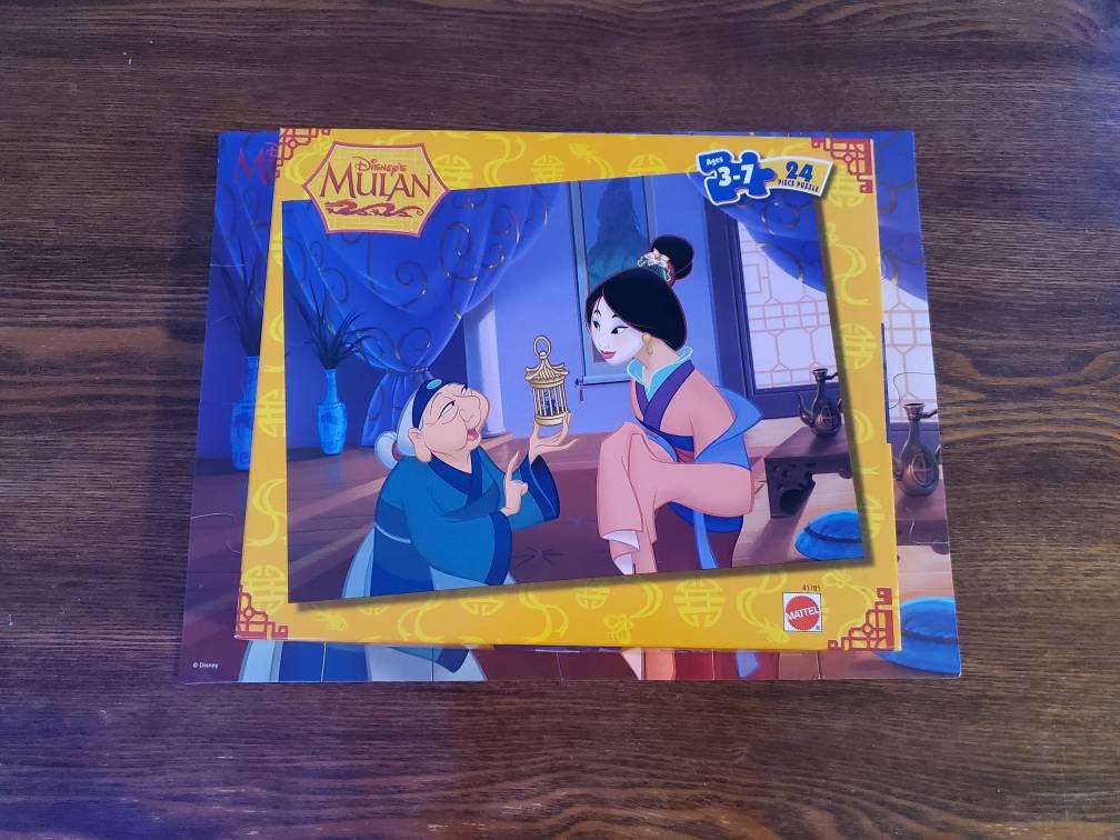 Vintage Disney Mulan Jigsaw Puzzle 