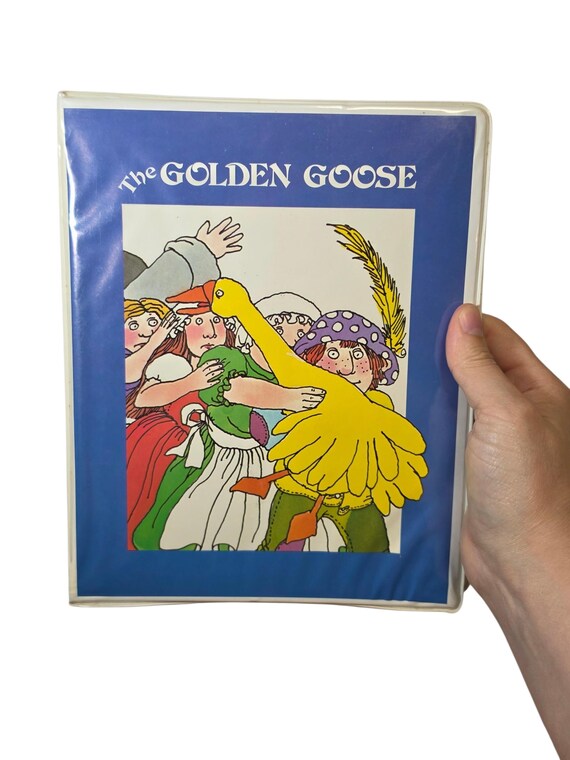 Vintage 80's Troll Associates the Golden Goose Book and Cassette