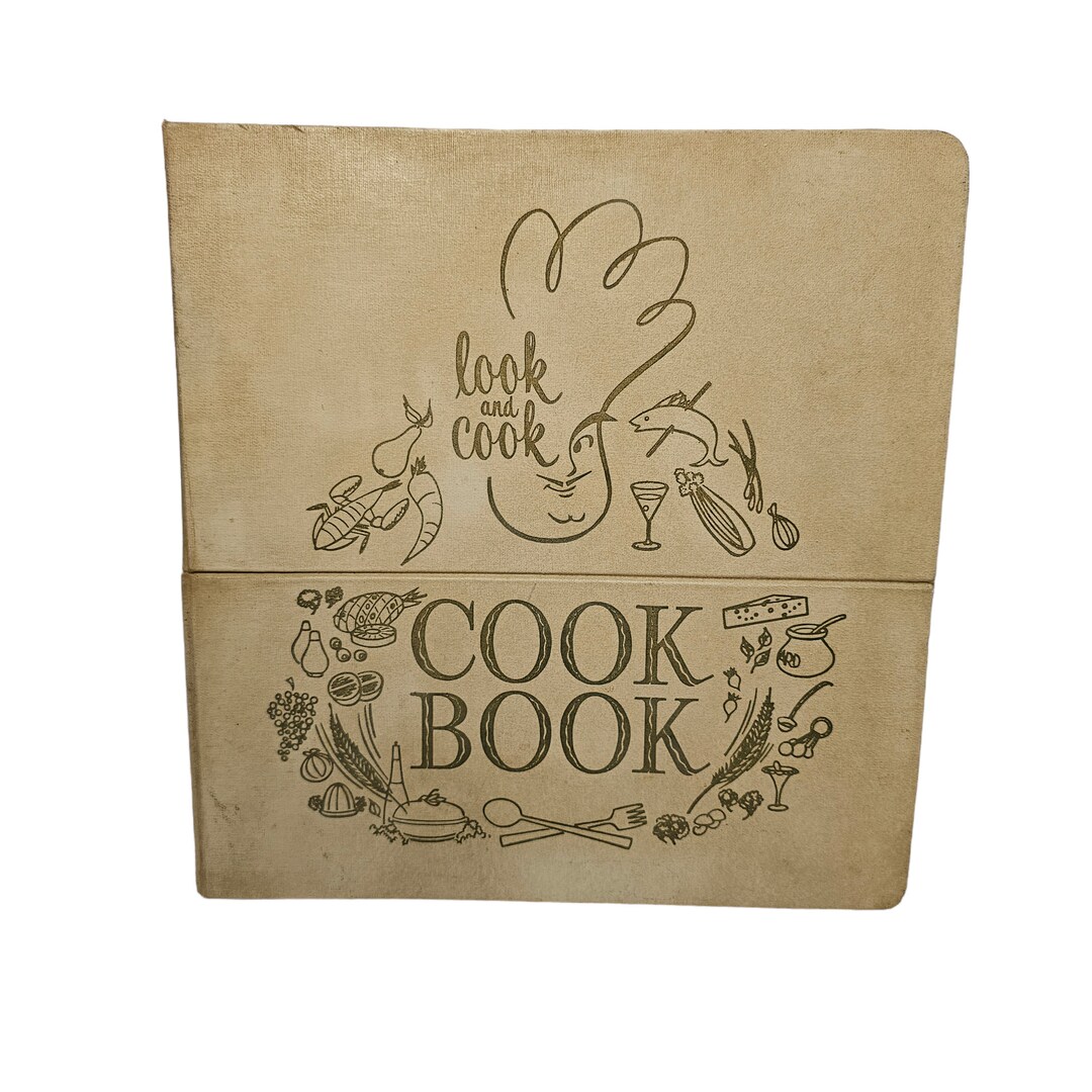 Look N Cook Vintage 1956 Look and Cook Cookbook 5 Ring Binder - Etsy