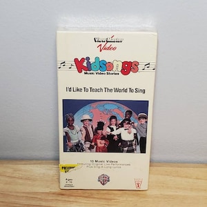 Vintage 1986 Kidsongs VHS Tape