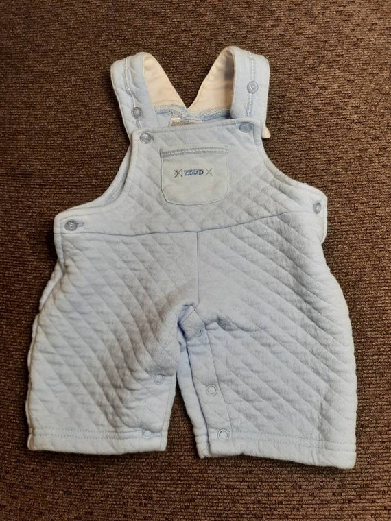 Vintage IZOD Baby Blue Overalls Gem