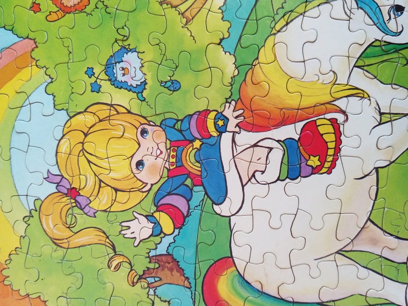 1983 Golden Rainbow Brite Jigsaw Puzzle