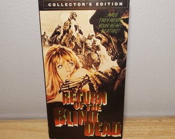 Vintage 1997 Return Of The Blind Dead VHS Rare Collector's Edition