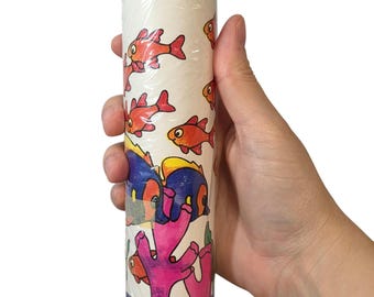 Vintage RARE Saturday Knight Ltd Decorative Wall Border Fish Window New In Package