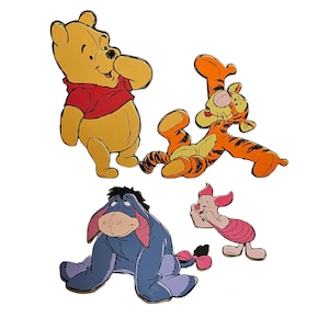 Vintage Disney Winnie The Pooh & Friends Nursery Wall Decor