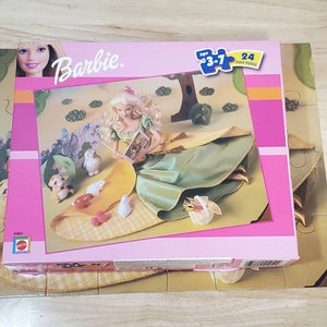 Vintage Y2K 2000 Barbie 24 Piece Jigsaw Puzzle 100% Complete