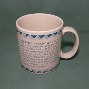 Vintage Russ Berrie Teacher Mug