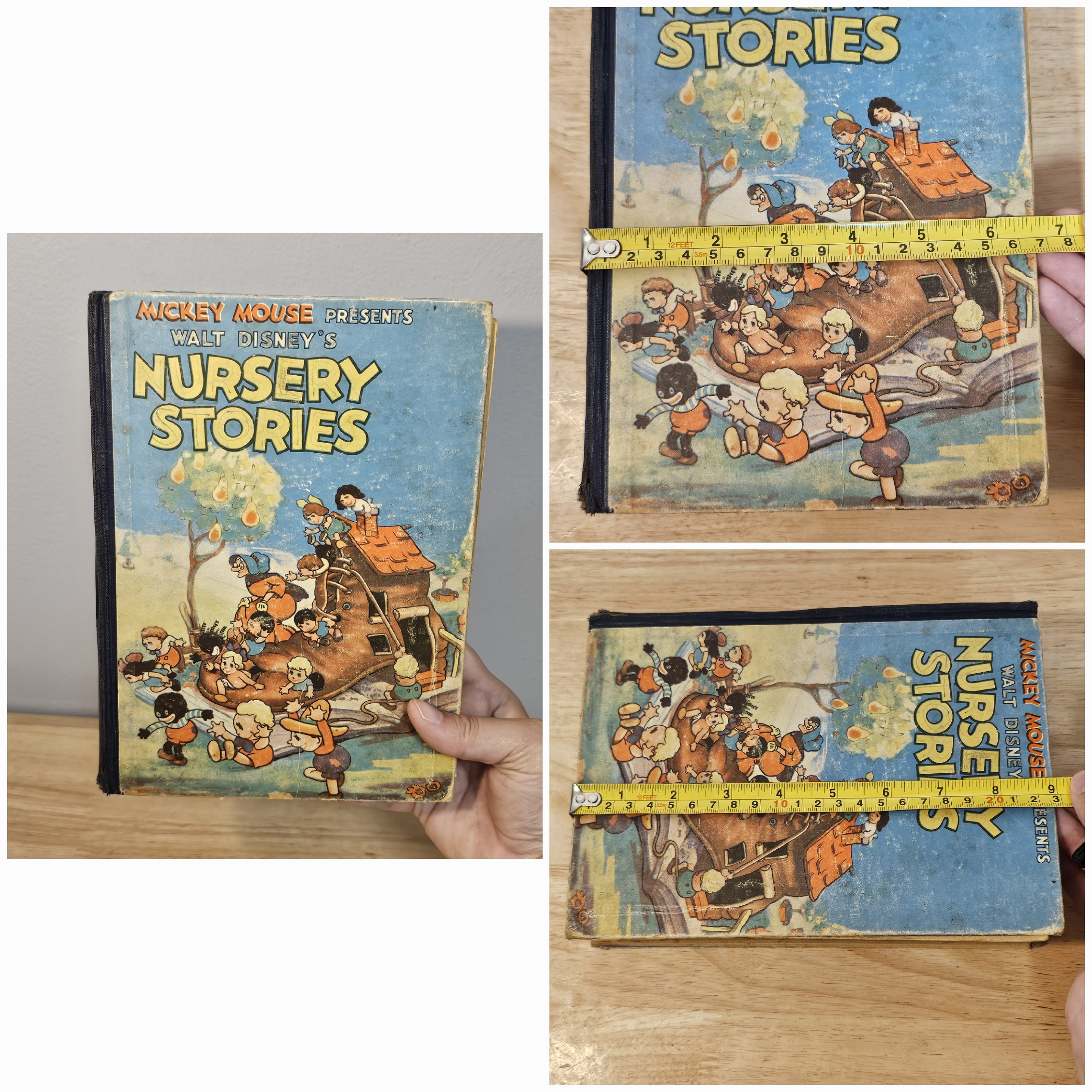 Vintage 1937 Mickey Mouse Presents Walt Disney's Nursery Stories