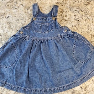 Vintage 1999 Baby Gap 2T Jean Dress Etsy Australia