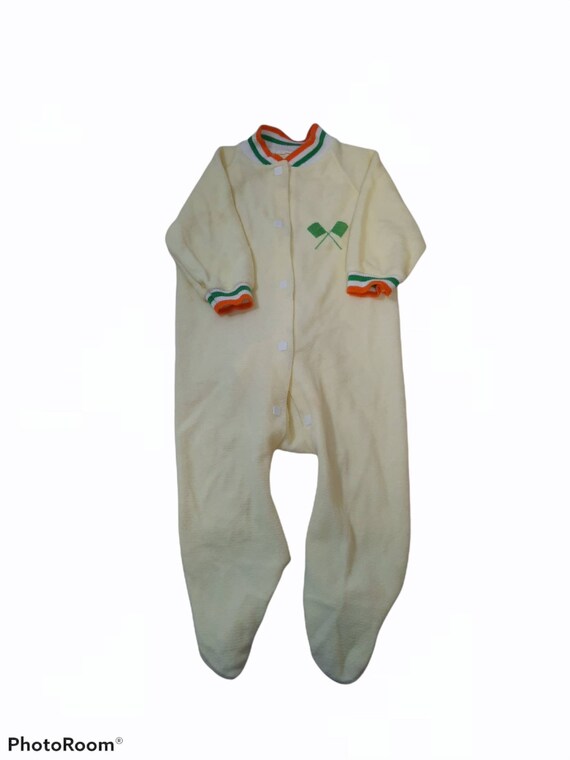 70's Unisex Baby Footed Pajamas - image 2